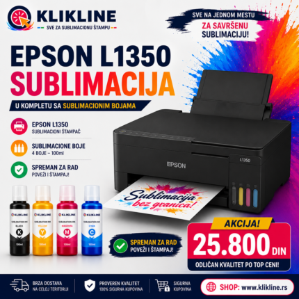Epson A4 sublimacija L1350 WiFi